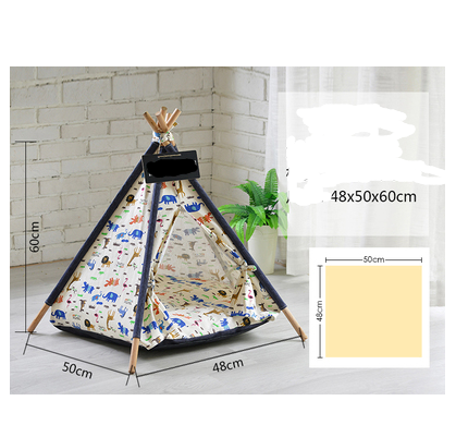Removable Washable Cat and Dog Tent Bed