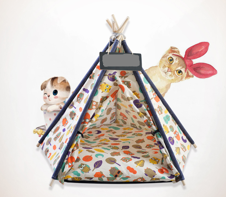 Removable Washable Cat and Dog Tent Bed